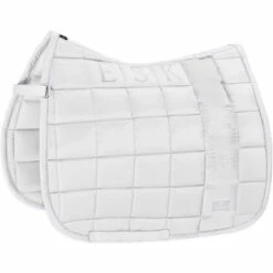 2022 Eskadron Big Square Glossy Saddle Cloth 212238 445 010 - White