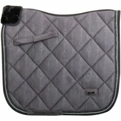 2022 HV Polo Lauren Dressage Saddle Pad 802493450 - Zinc Grey Colour Zinc Grey