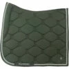 2022 PS Of Sweden Signature Dressage Cotton Saddle Pad 1110-022 - Forest Green