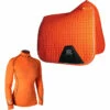 2022 Woof Wear Womens Performance Riding Shirt & Dressage Saddle Cloth Bundle - Orange Colour Orange -THE DRILLSHED Shop 202220Woof20Wear20Womens20Performance20Riding20Shirt202620Dressage20Saddle20Cloth20Bundle20 20Orange.700x700