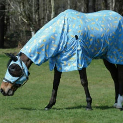 2023 Weatherbeeta Comfitec Essential Mesh II Combo Neck - Seahorse Print Colour Seahorse Print -THE DRILLSHED Shop 202320Weatherbeeta20Comfitec20Essential20Mesh20II20Combo20Neck20 20Seahorse20Print20worn202.700x700