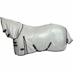 2023 Weatherbeeta Comfitec Essential Mesh II Combo Neck Fly Rug 1000441166 - White / Maroon / Grey Colour Grey/White/Maroon