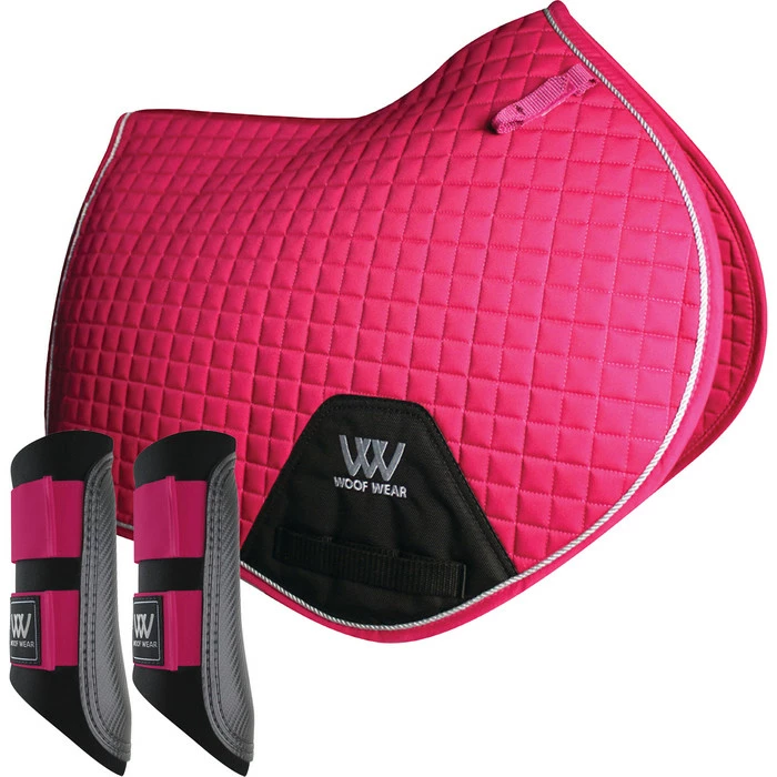 2022 Woof Wear Close Contact Saddle Cloth & Club Brushing Boots Bundle WS0003WB0003 - Berry Colour Berry 3 2022 Woof Wear Close Contact Saddle Cloth & Club Brushing Boots Bundle WS0003WB0003 - Berry Colour Berry