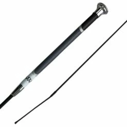 2023 Woof Wear Harmony Resolute 100cm Dressage Whip WH0011-GYSI-100 - Grey / Silver