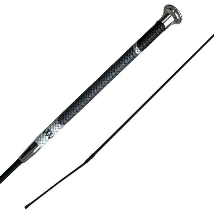 2023 Woof Wear Harmony Resolute 100cm Dressage Whip WH0011-GYSI-100 - Grey / Silver 3 2023 Woof Wear Harmony Resolute 100cm Dressage Whip WH0011-GYSI-100 - Grey / Silver