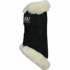 2023 Woof Wear Vision Elegance Sheepskin Brushing Boots WB0080 - Black Colour Black
