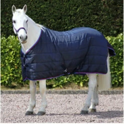 Hy Equestrian Signature 250g Standard Neck Rug - Navy Colour Navy