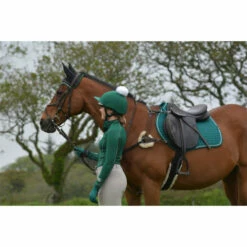 2022 Woof Wear Dressage Saddle Cloth WS0002 - British Racing Green Colour British Racing Green -THE DRILLSHED Shop 2849 DSC 01471.700x700