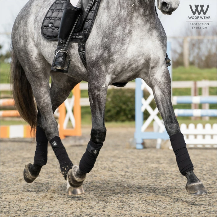 2022 Woof Wear Vision Polo Bandages WB0069 - Black Colour Black 4 2022 Woof Wear Vision Polo Bandages WB0069 - Black Colour Black - Image 2