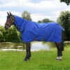 Hy Equestrian StormX Original 100g Combi Neck Turnout Rug - Blue