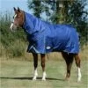 Weatherbeeta Comfitec Ultra Tough II Medium-Lite Detatch-A-Neck Rug - Blue / Charcoal -THE DRILLSHED Shop 3841 1.700x700