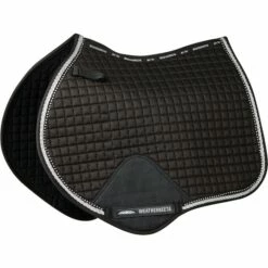 2022 Weatherbeeta Prime Bling Jump Shaped Saddle Pad 1002756 - Black Colour Black
