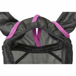 2022 Weatherbeeta Comfitec Deluxe Durable Mesh Mask With Ears And Tassels 1009572002 - Black / Purple -THE DRILLSHED Shop 3990 1009431000 BLACKPURPLE WB COMFITEC FLYMASK DETAIL Image Null Hero.700x700