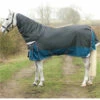 Hy Equestrian DefenceX 50 Detach-A-Neck Rug - Grey / Teal -THE DRILLSHED Shop 4290 1.700x700