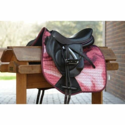 2022 Weatherbeeta Prime Marble All Purpose Saddle Pad 10087020 - Burgundy Swirl -THE DRILLSHED Shop 4926 1008702000 BURGUNDYSWIRLMARBLEPRINT WB PRIME AP SP Image Null Hero.700x700