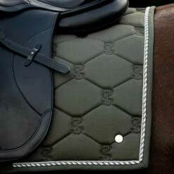 2022 PS Of Sweden Signature Dressage Cotton Saddle Pad 1110-022 - Forest Green -THE DRILLSHED Shop 5637 202220PS20Of20Sweden20Signature20Dressage20Cotton20Saddle20Pad201110 02220 2020Forest20Green20Lifestyle202.700x700