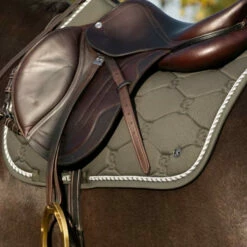 2022 PS Of Sweden Signature Cotton Jump Saddle Pad 1110-026 - Forest Green -THE DRILLSHED Shop 5643 202220PS20Of20Sweden20Signature20Cotton20Jump20Saddle20Pad201110 02620 20Forest20Green20Close20Up.700x700