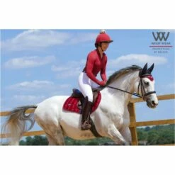 Woof Wear Vision Close Contact Saddle Pad - Shiraz Colour Shiraz -THE DRILLSHED Shop 58Rpvyx8.700x700 1