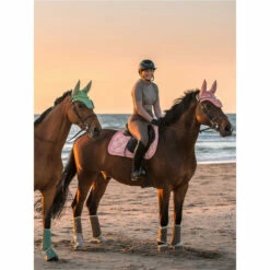 2023 PS Of Sweden Ruffle Jump Saddle Pad 1110-058 - Peach -THE DRILLSHED Shop 6079 DSC 6793 1.700x700