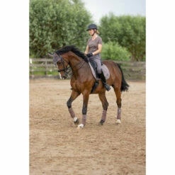 2023 HV Polo Jenna Dressage Saddle Pad 802093502 - Espresso Colour Espresso -THE DRILLSHED Shop 6152 203A6760.700x700