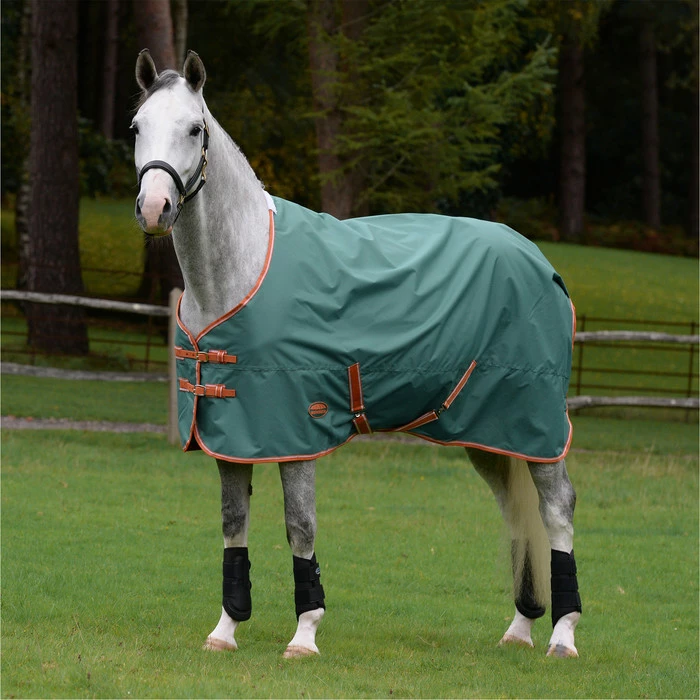2023 Weatherbeeta Comfitec Tyro Standard Neck Lite Plus Turnout Rug 1021801 - Green / Burnt Orange / White 4 2023 Weatherbeeta Comfitec Tyro Standard Neck Lite Plus Turnout Rug 1021801 - Green / Burnt Orange / White - Image 2