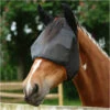 Equilibrium Field Relief Midi Fly Mask With Ears Black / Orange -THE DRILLSHED Shop FR20Midi20with20ears20black20square20web.700x700