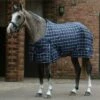 Saxon 1200D Medium Standard Neck Rug - Navy Plaid -THE DRILLSHED Shop Saxon201200D20PP20Stable20Standard20Neck20Medium20 20Navy20Plaid.700x700