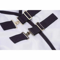 Weatherbeeta Comfitec Essential Mesh Combo Neck Fly Rug White / Purple -THE DRILLSHED Shop Weatherbeeta Comfitec Essential Mesh Combo Neck White 3.700x700