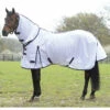 Weatherbeeta Comfitec Essential Mesh Combo Neck Fly Rug White / Purple -THE DRILLSHED Shop Weatherbeeta Comfitec Essential Mesh Combo Neck White.700x700