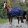 2022 Weatherbeeta Standard Neck Scrim Cooler Rug 6545 - Navy / Red / White -THE DRILLSHED Shop Weatherbeeta Scrim Cooler Standard Neck Navy.700x700