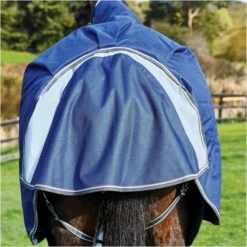 Weatherbeeta Comfitec Premier Medium Detach-A-Neck Rug - Blue / Grey -THE DRILLSHED Shop Weatherbeeta20Comfitec20Premier20Free20Ii20Detach A Neck20Medium20Dark20Blue20Grey20White20 20Back.700x700