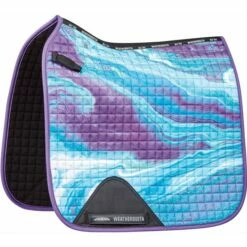 Weatherbeeta Prime Marble Dressage Saddle Pad 1008703 - Purple Swirl Colour Purple Swirl