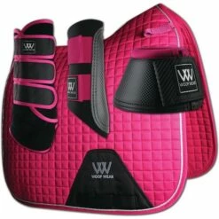 Woof Wear Dressage Saddle Cloth Berry -THE DRILLSHED Shop berry20set.700x700