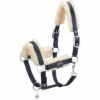 2023 Eskadron Double Pin Matt Gloss Evo-Wool Headcollar 420831 838 - Navy -THE DRILLSHED Shop esk 420831 838 380 f.700x700