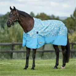 2023 Weatherbeeta Comfitec Essential Standard Neck Lite 10004203 - Seahorse Print