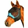 Woof Wear UV Fly Mask Without Ears - Black / Turquoise Colour Black/Turquoise -THE DRILLSHED Shop fly20mask.700x700