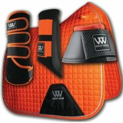 Woof Wear General Purpose Saddle Cloth Orange -THE DRILLSHED Shop orange20set.700x700